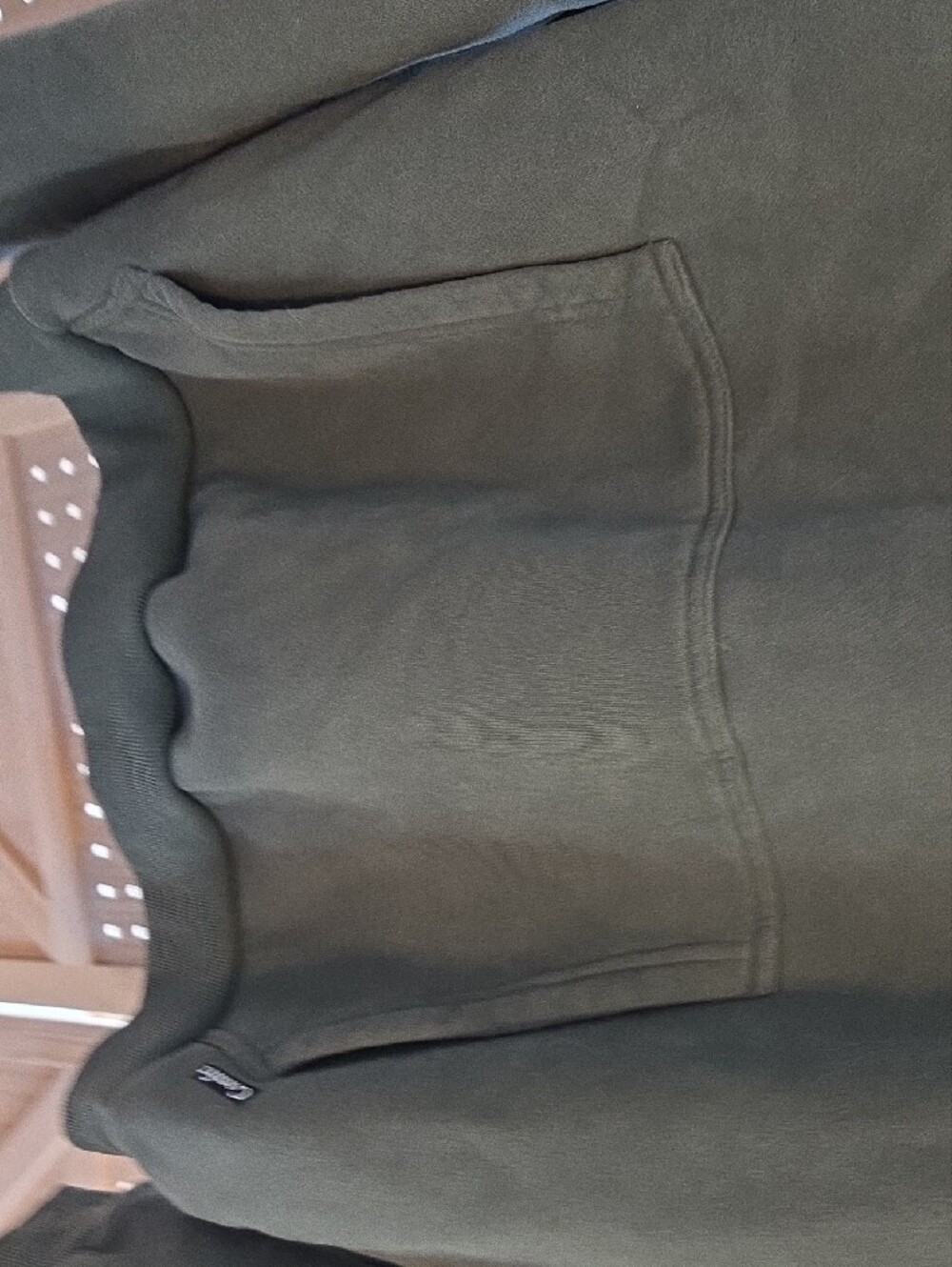 Green Comfrt Hooded Sweatshirt - Olive Green - Picture 5 of 5